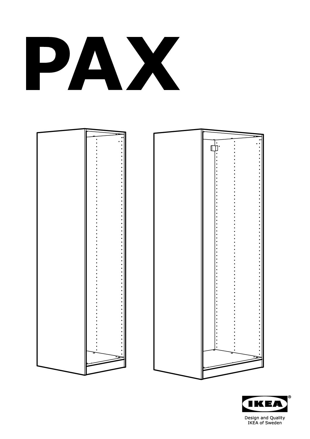 Ikea 502.145.60 PAX Bedienungsanleitung