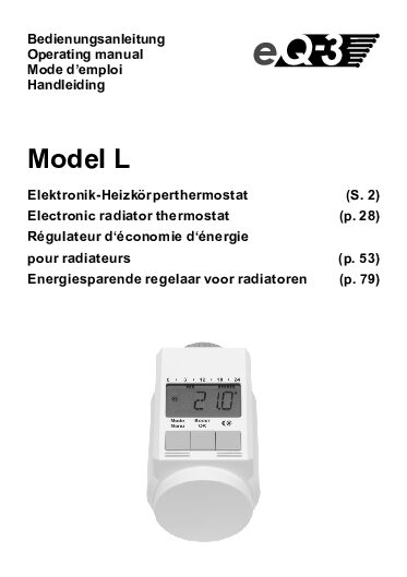 EQ-3 Model L Bedienungsanleitung