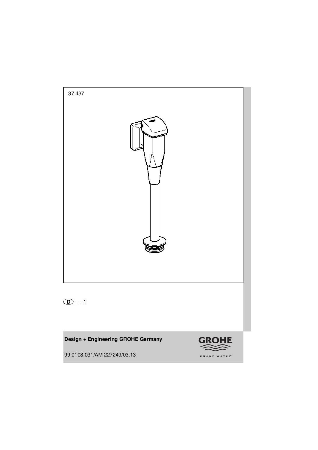 Grohe 37437 Bedienungsanleitung