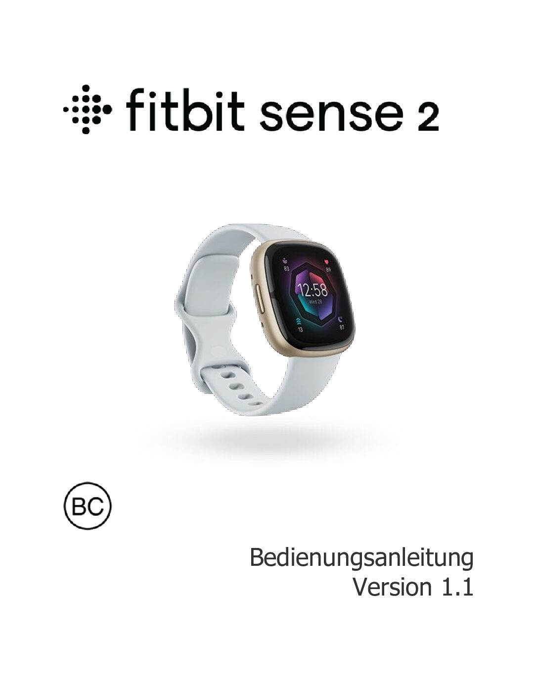 Fitbit Sense 2 Bedienungsanleitung