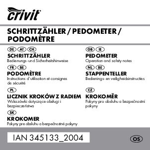 Crivit IAN 345133 Bedienungsanleitung