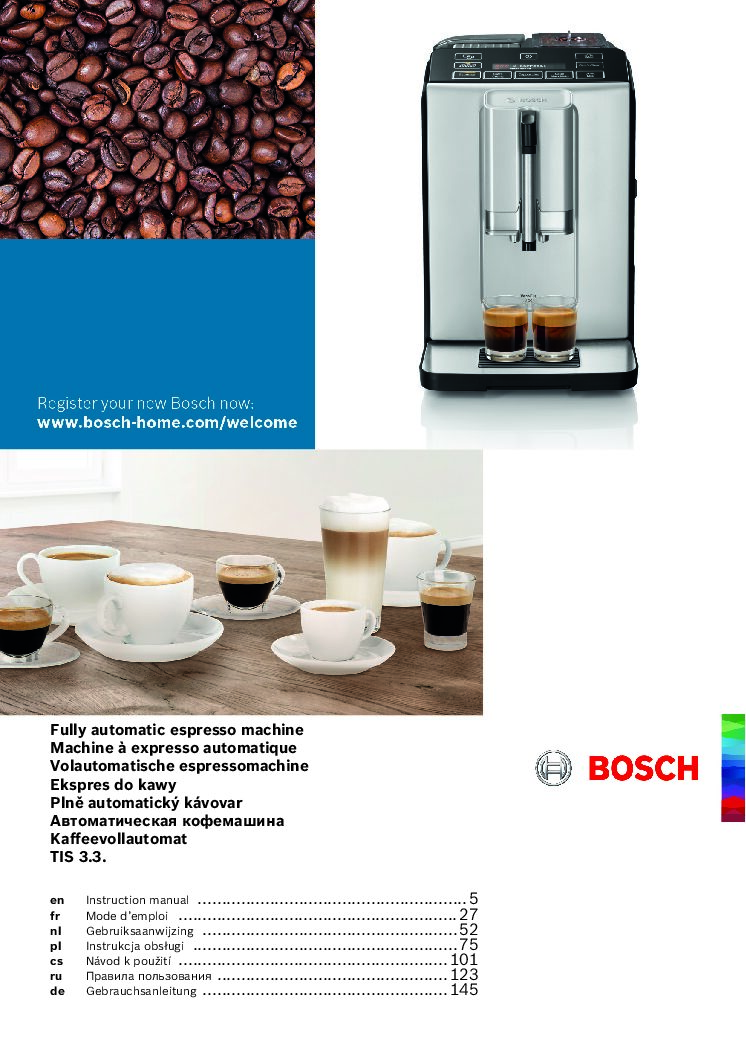 Bosch TIS30321RW - VeroCup 300 Bedienungsanleitung 