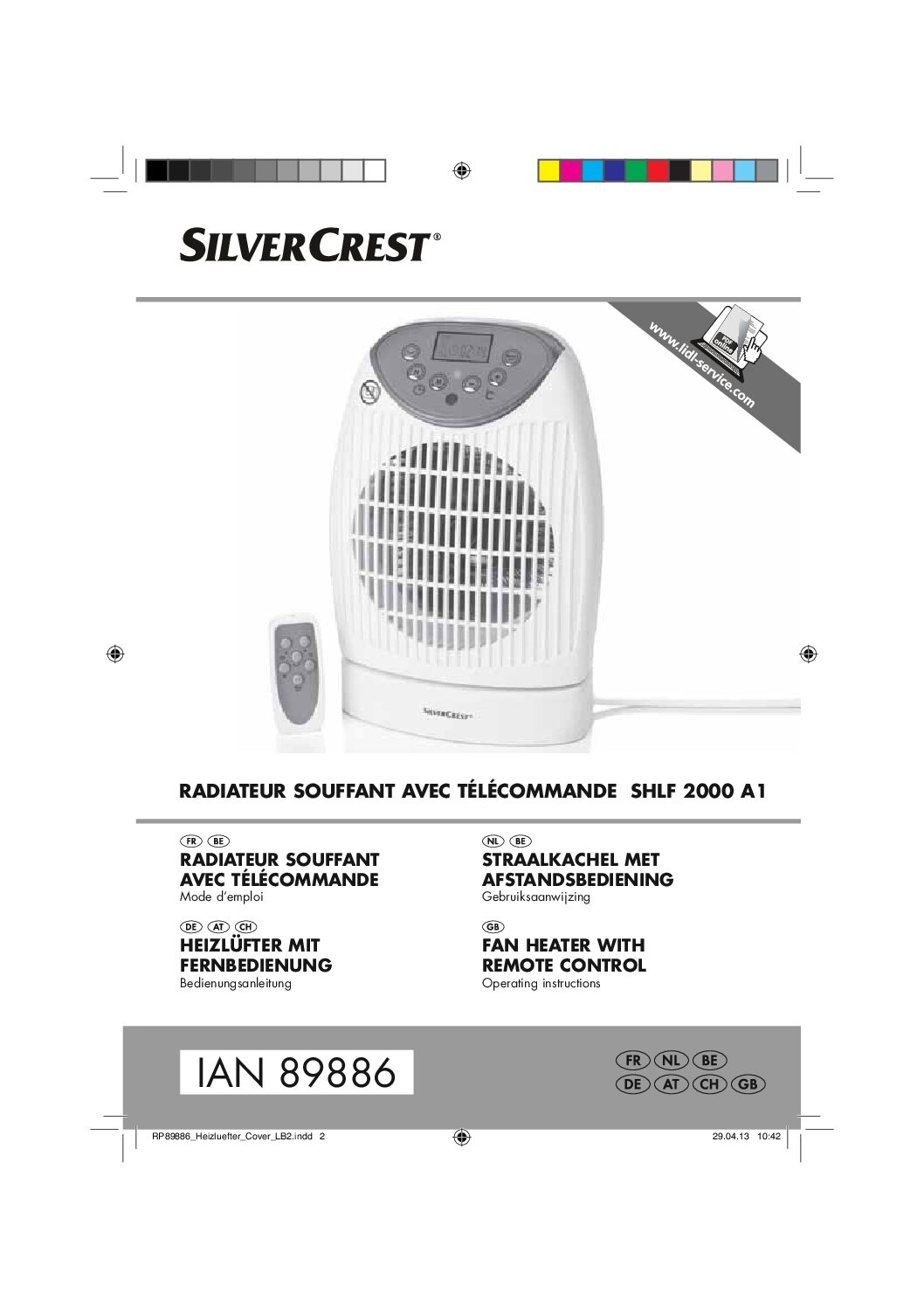 Silvercrest SHLF 2000 A1 Bedienungsanleitung