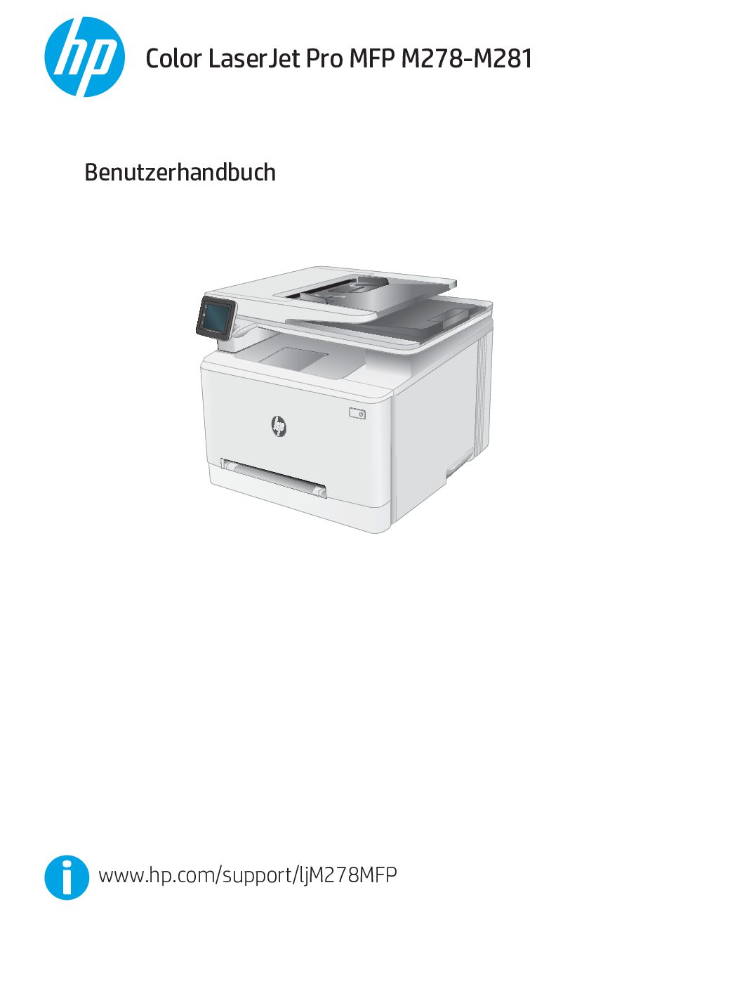 HP LaserJet Pro Color MFP M281 Bedienungsanleitung