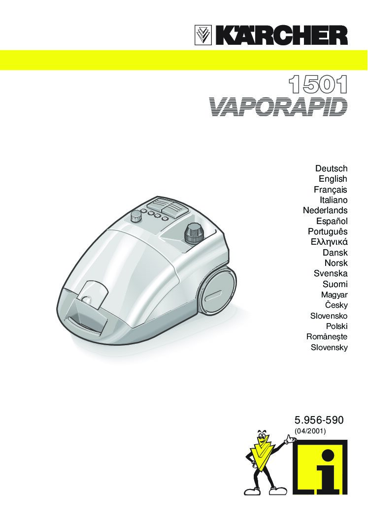 Karcher Vaporapid 1501 Bedienungsanleitung