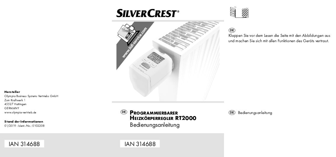 Silvercrest RT2000 Bedienungsanleitung