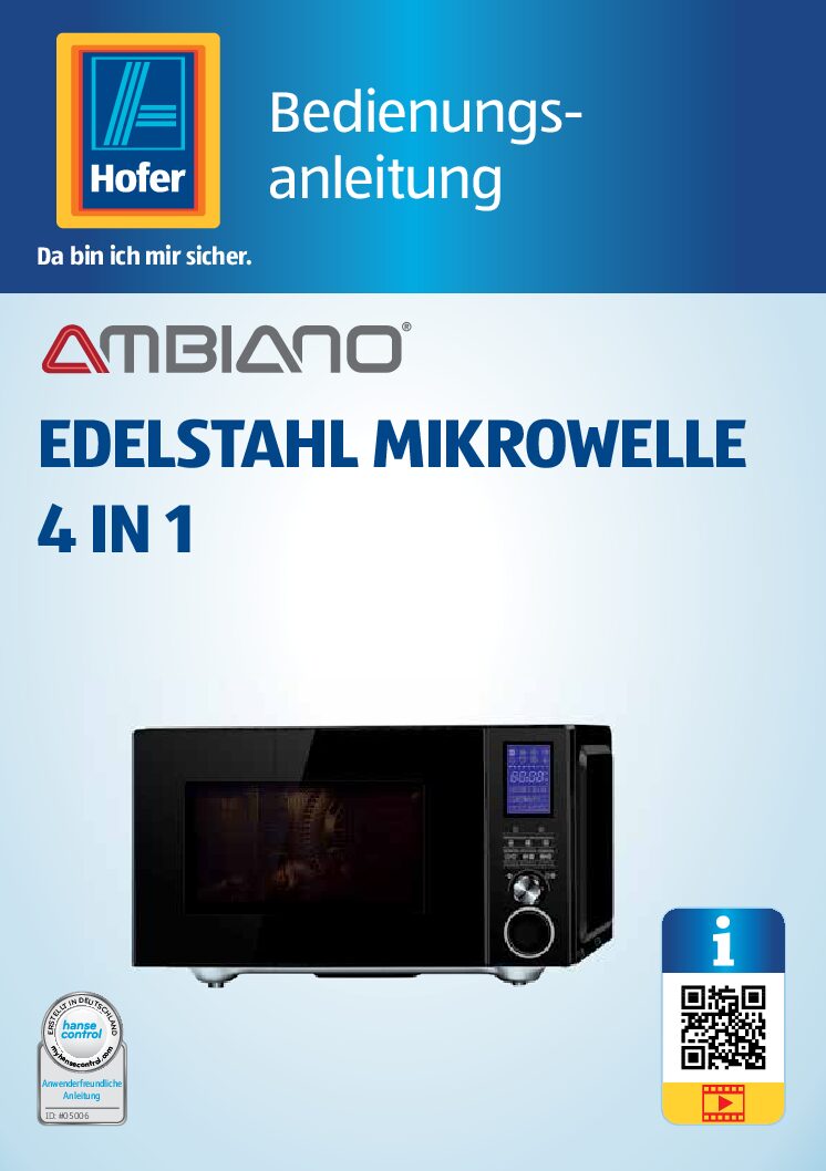 Ambiano 95006 Bedienungsanleitung
