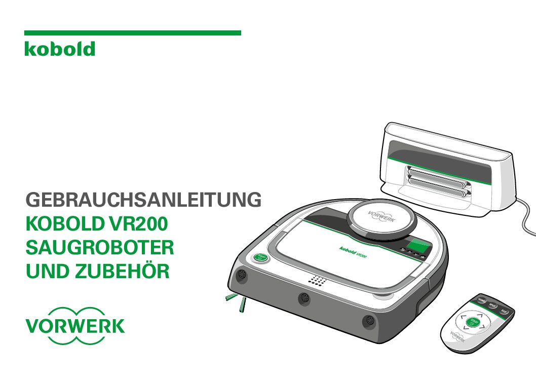 Vorwerk KOBOLD VR200 Bedienungsanleitung