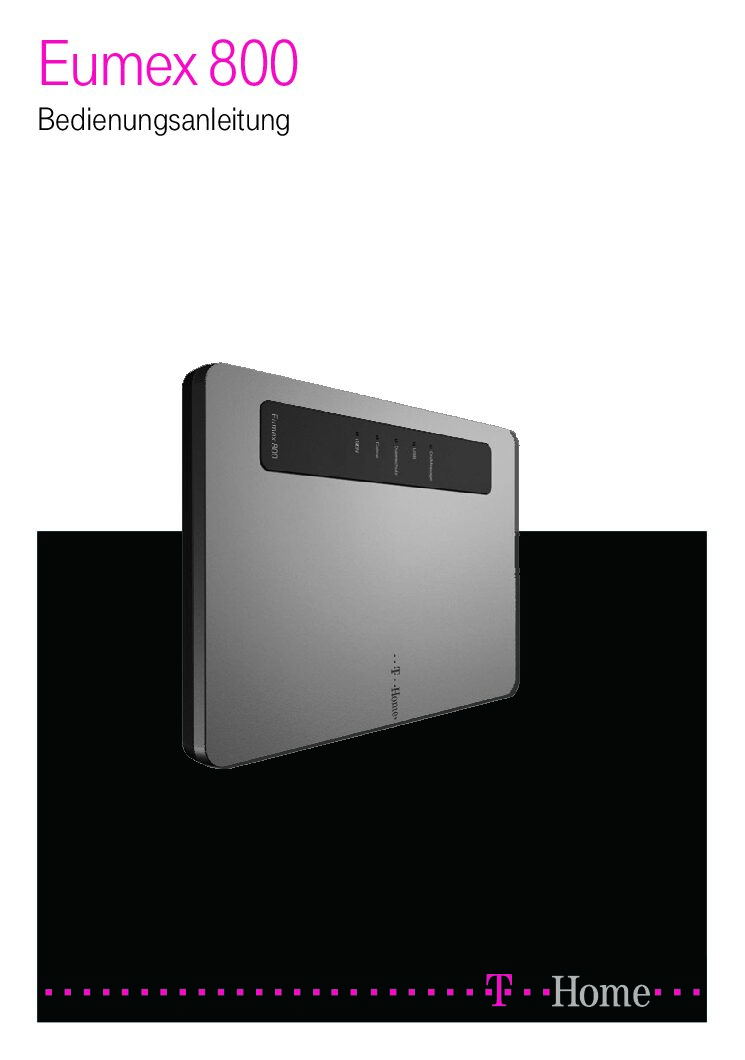 Telekom Eumex 800 Bedienungsanleitung