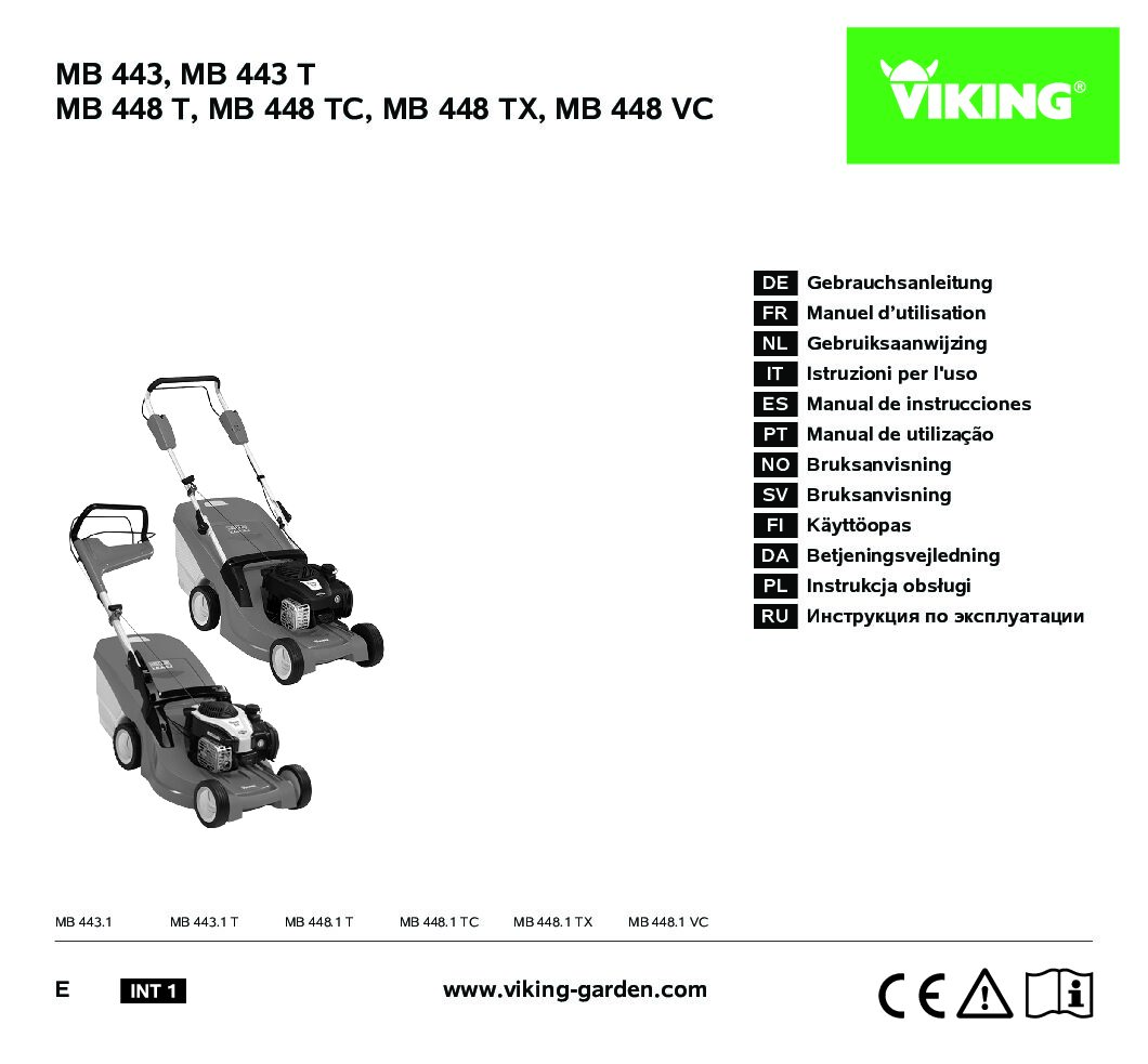 Viking MB 448 VC Bedienungsanleitung