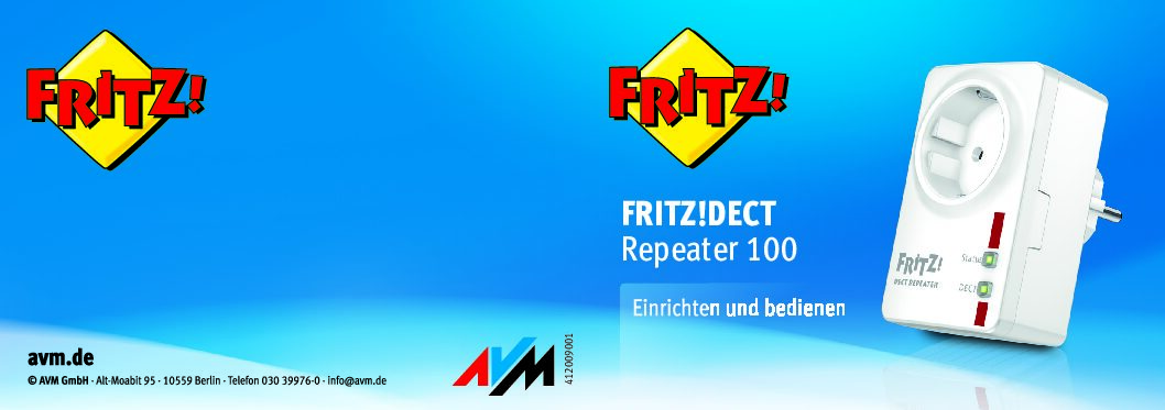 AVM FRITZ DECT Repeater 100 Bedienungsanleitung
