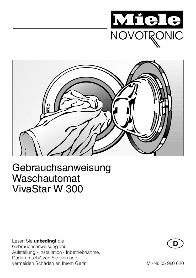 Miele VIVASTAR W300 Bedienungsanleitung