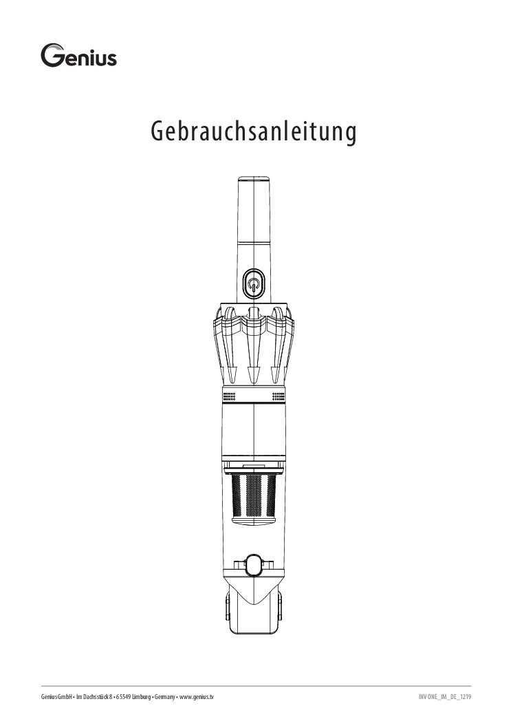 Genius Invictus One Bedienungsanleitung