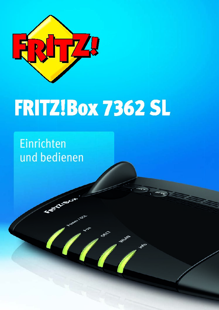 AVM FRITZBox 7362 SL Bedienungsanleitung