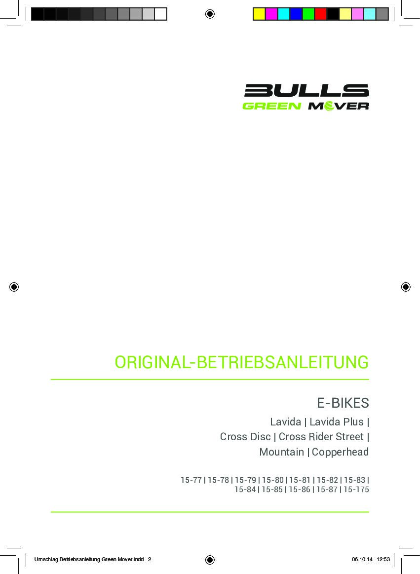 Bulls Green Mover Lavida Plus Bedienungsanleitung