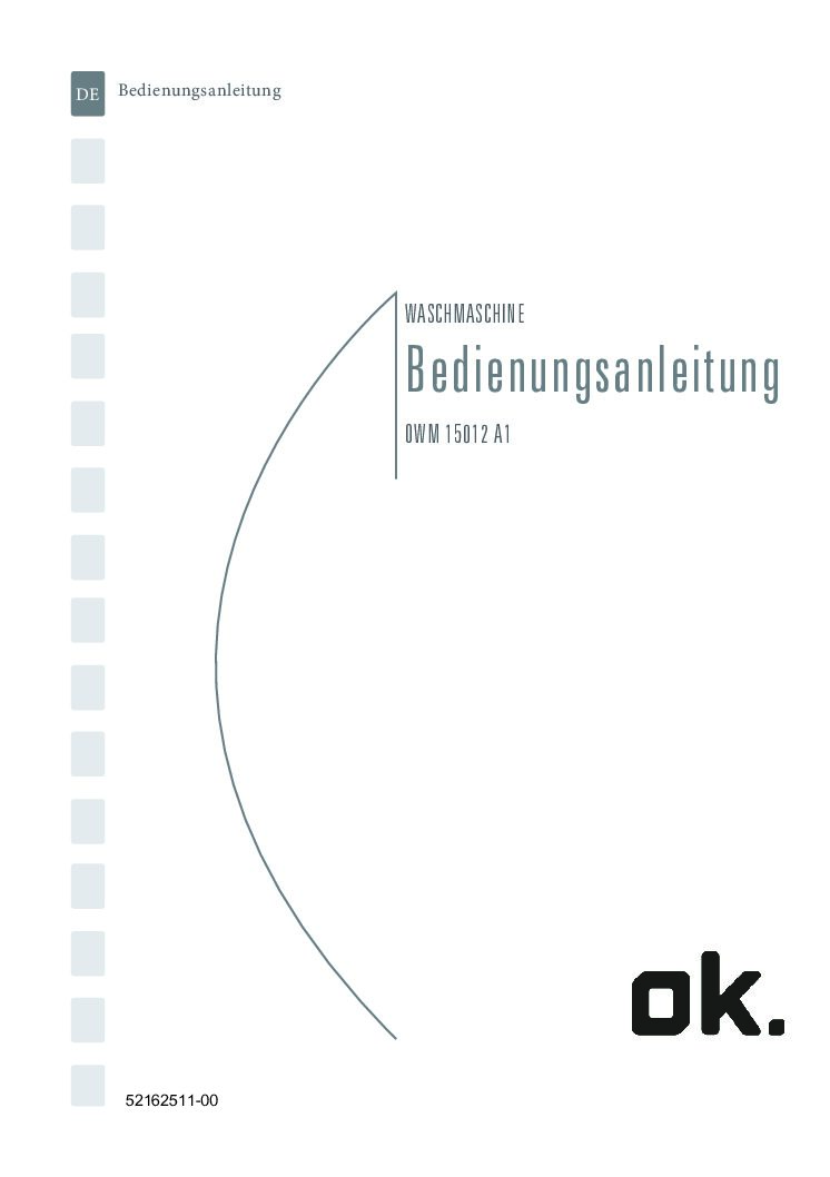 OK OWM 15012 A1 Bedienungsanleitung