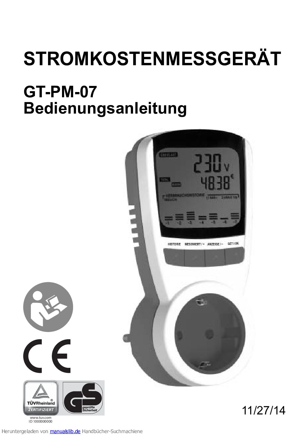 GlobalTronics GT-PM-07 Bedienungsanleitung