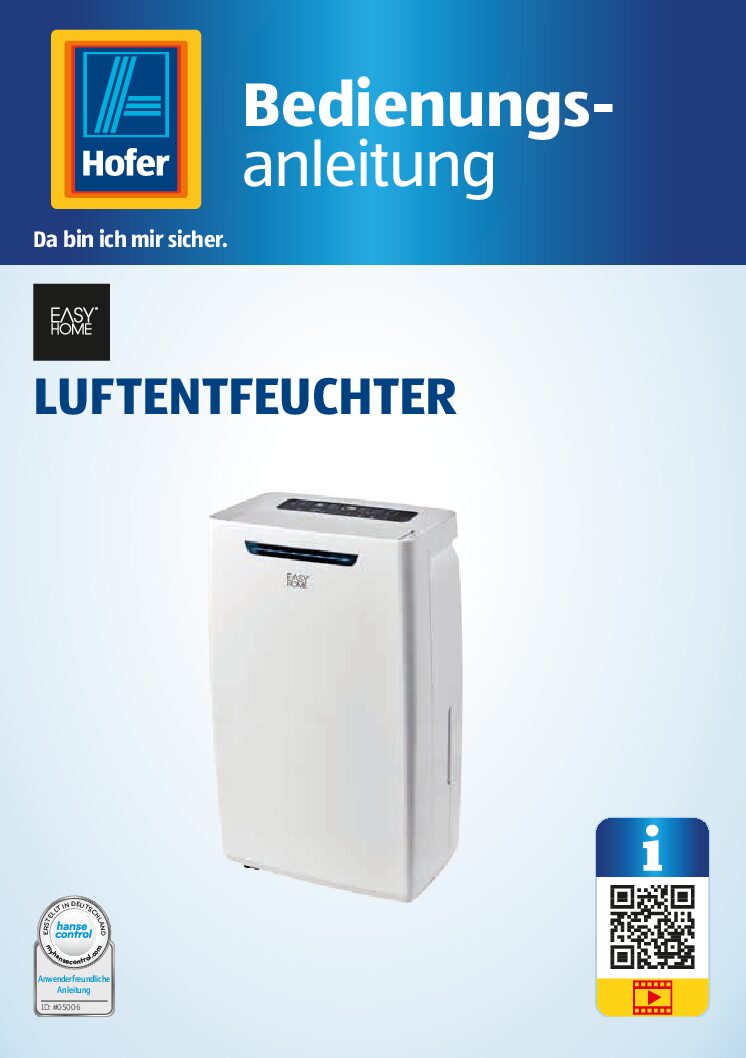 Easy Home LE 2016 Bedienungsanleitung
