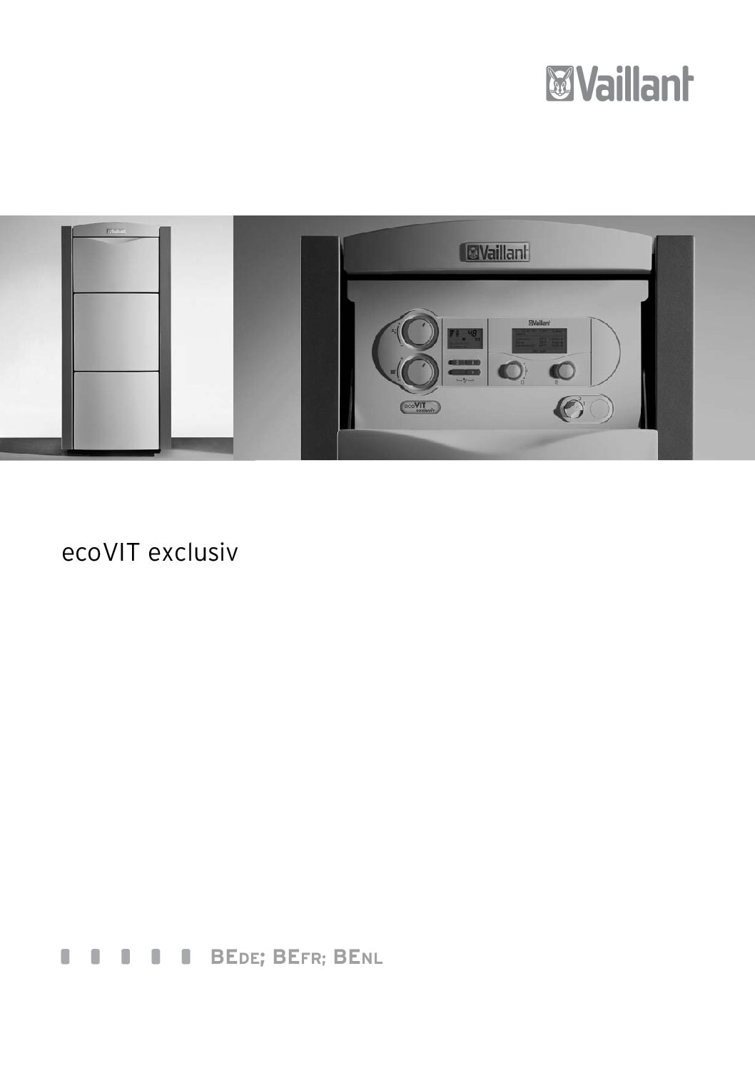 Vaillant ecoVIT exclusiv Bedienungsanleitung