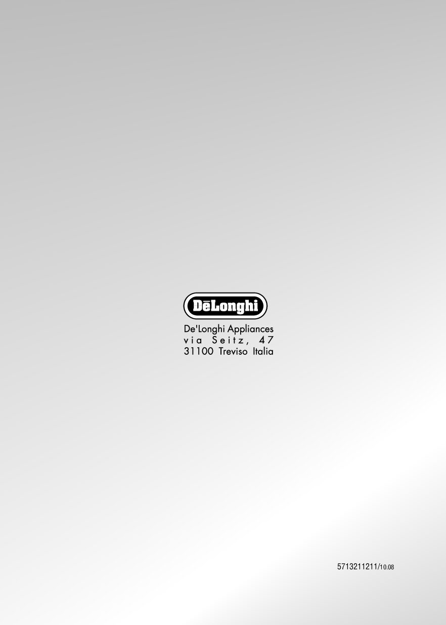 DeLonghi ESAM 03.1100 Esperienza Bedienungsanleitung
