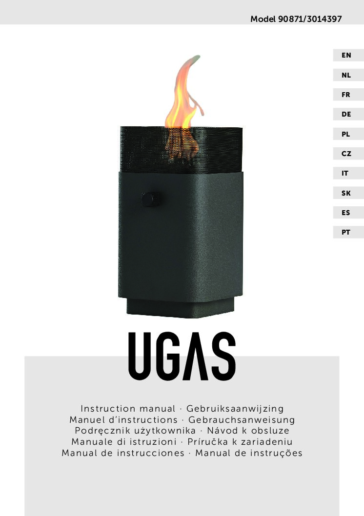 UGAS 90871 - 3014397 Bedienungsanleitung