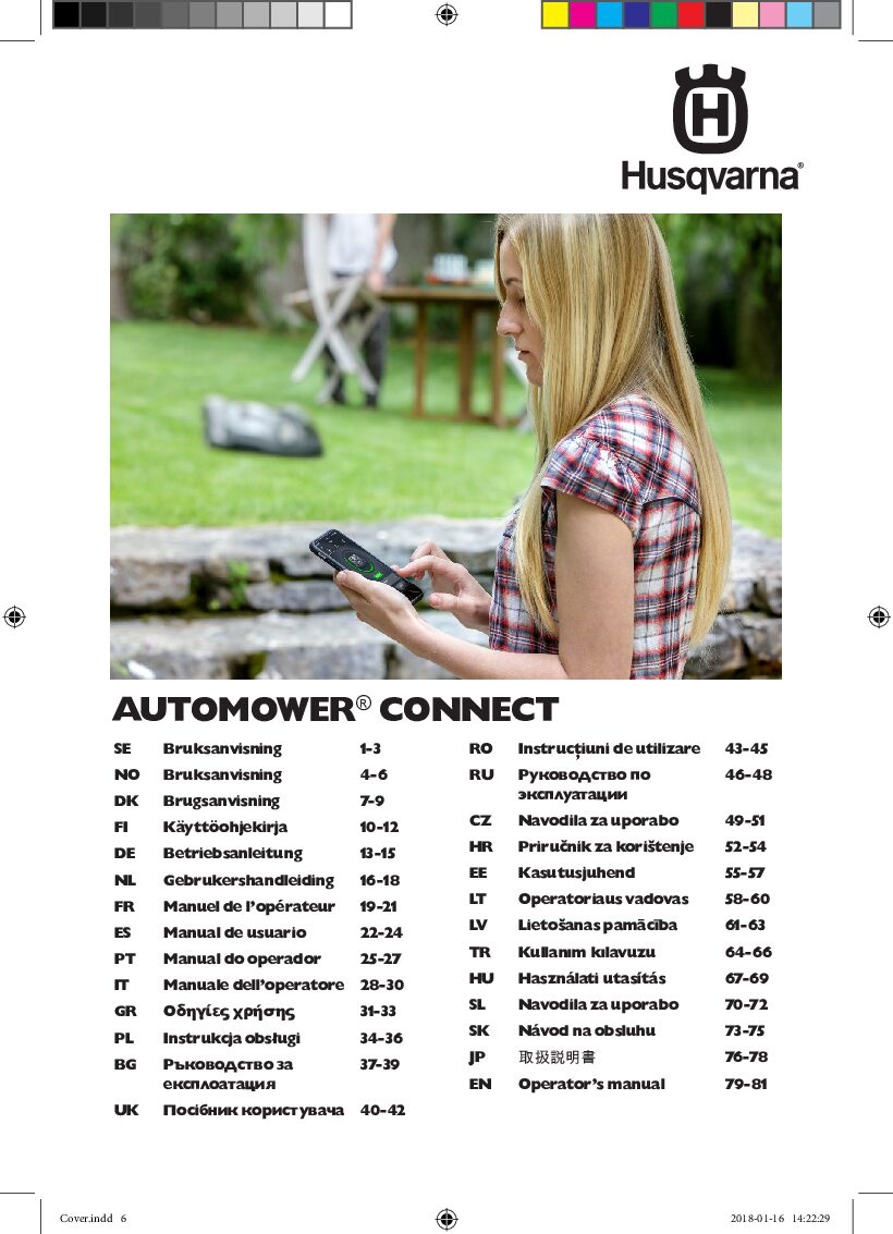 Husqvarna AUTOMOWER CONNECT Bedienungsanleitung