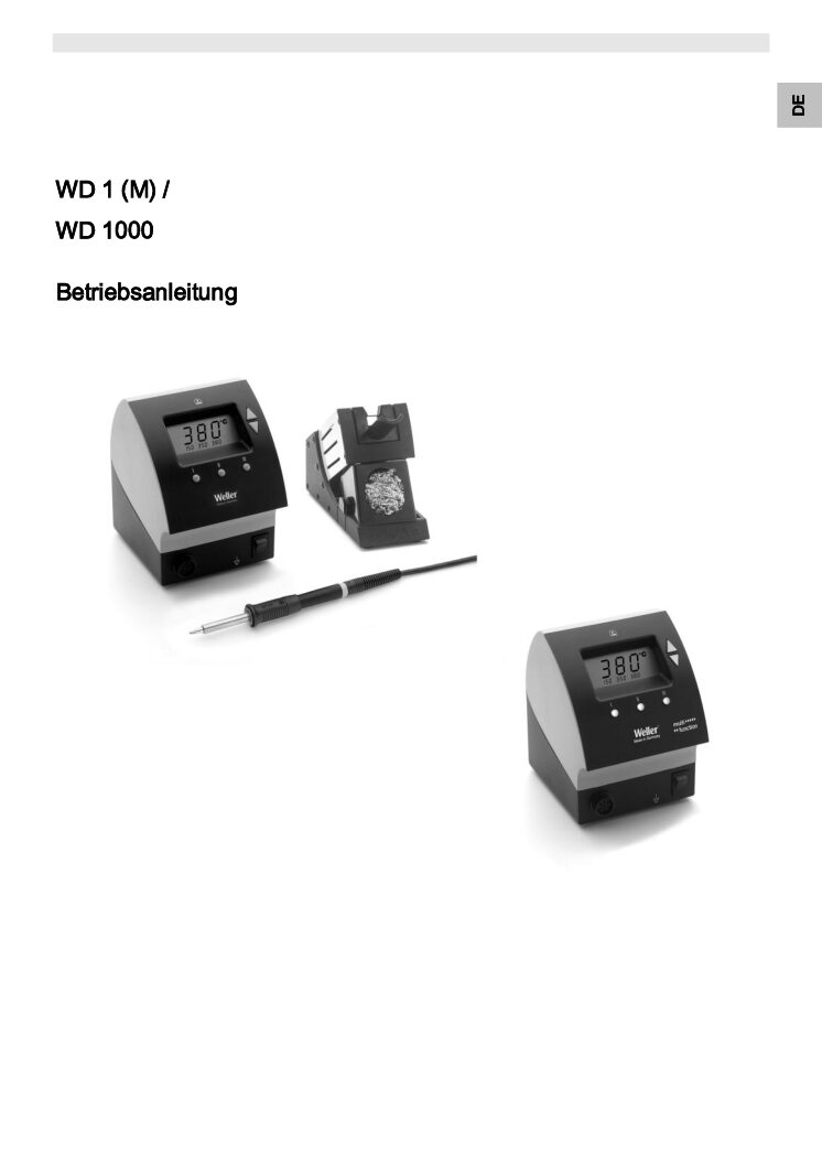 Weller WD 1 Bedienungsanleitung