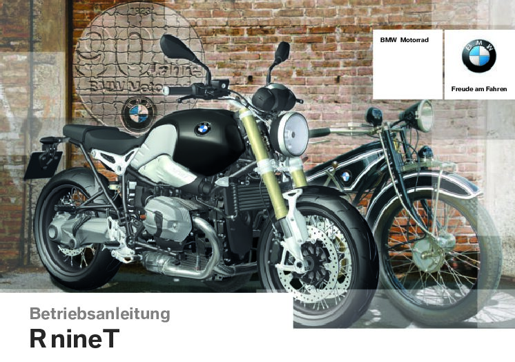 2015 BMW R nineT Bedienungsanleitung