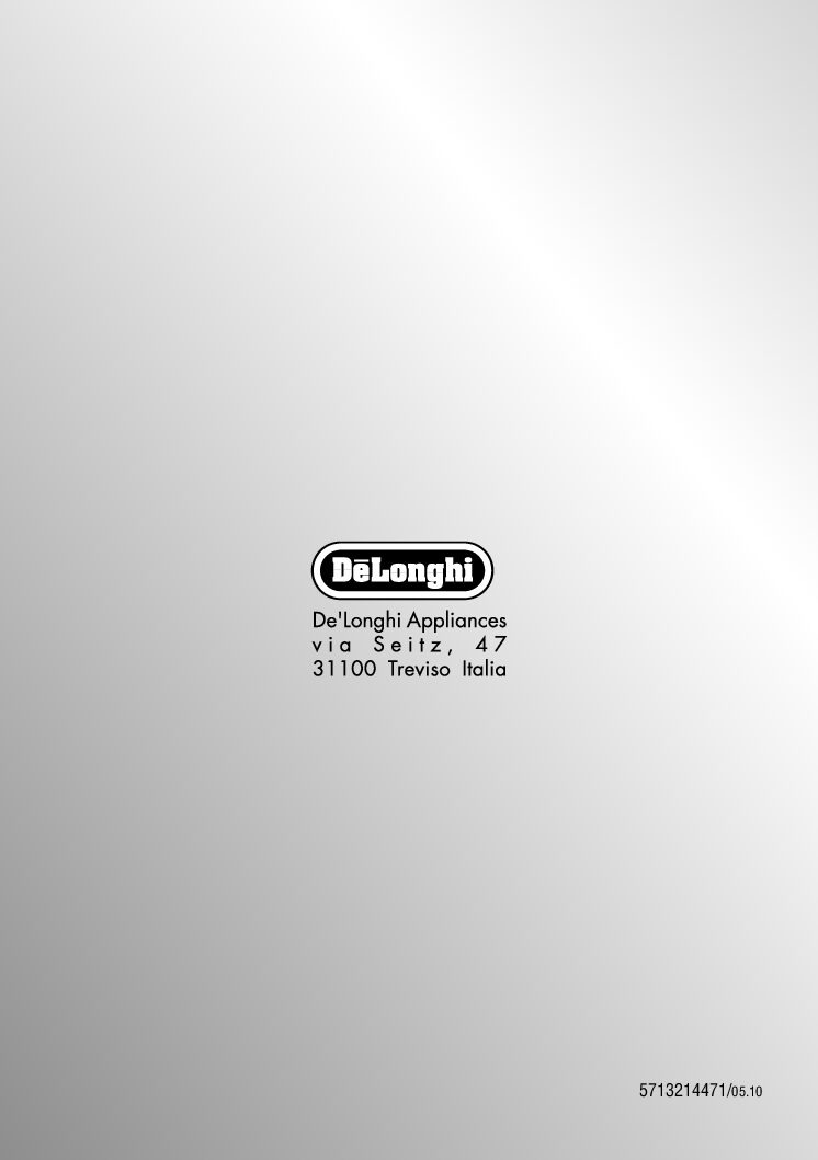 DeLonghi esam 5600 Bedienungsanleitung
