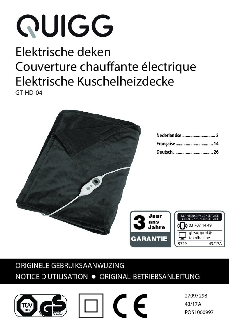Quigg GT-HD-04 Bedienungsanleitung