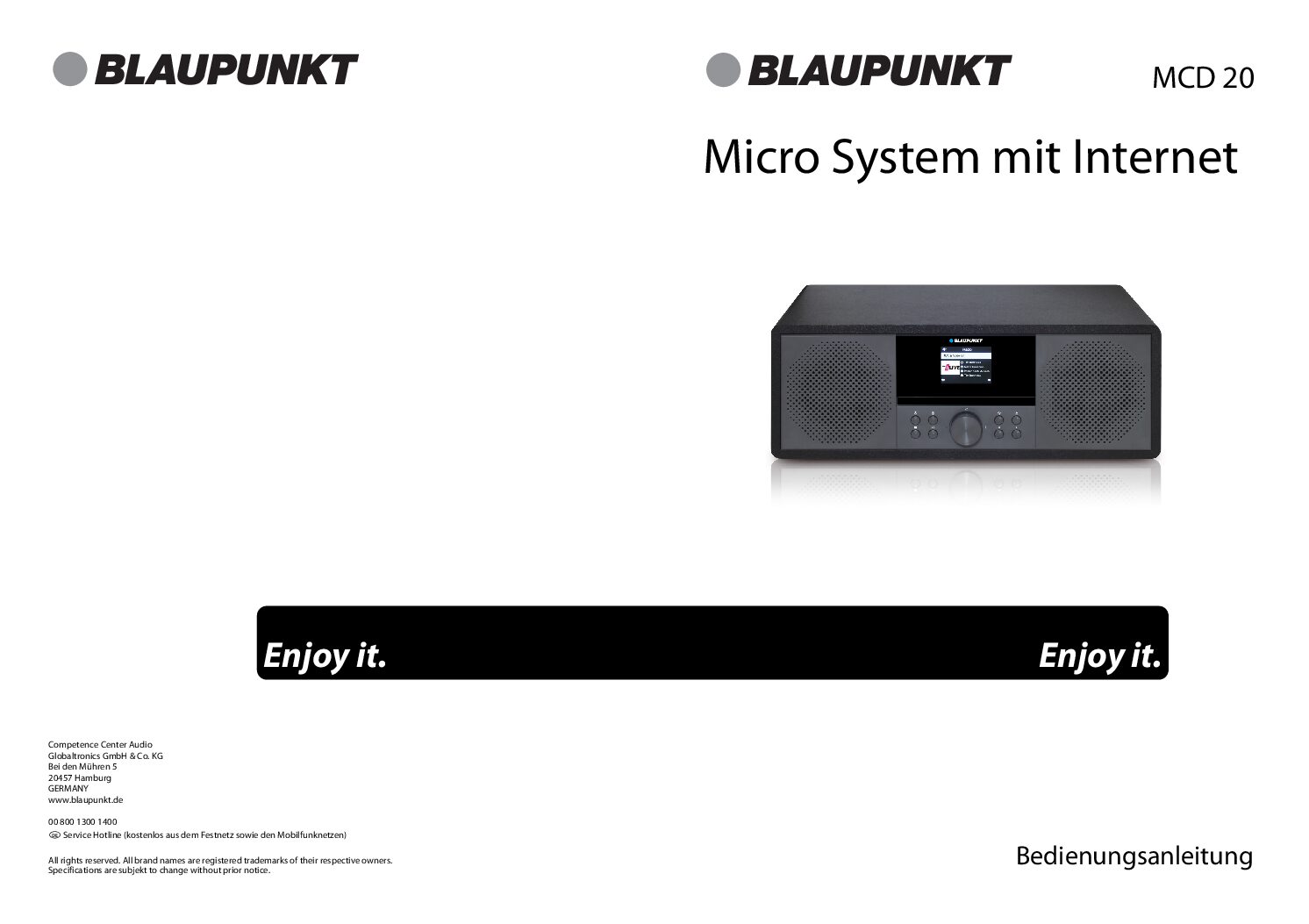 Blaupunkt MCD 20 Bedienungsanleitung
