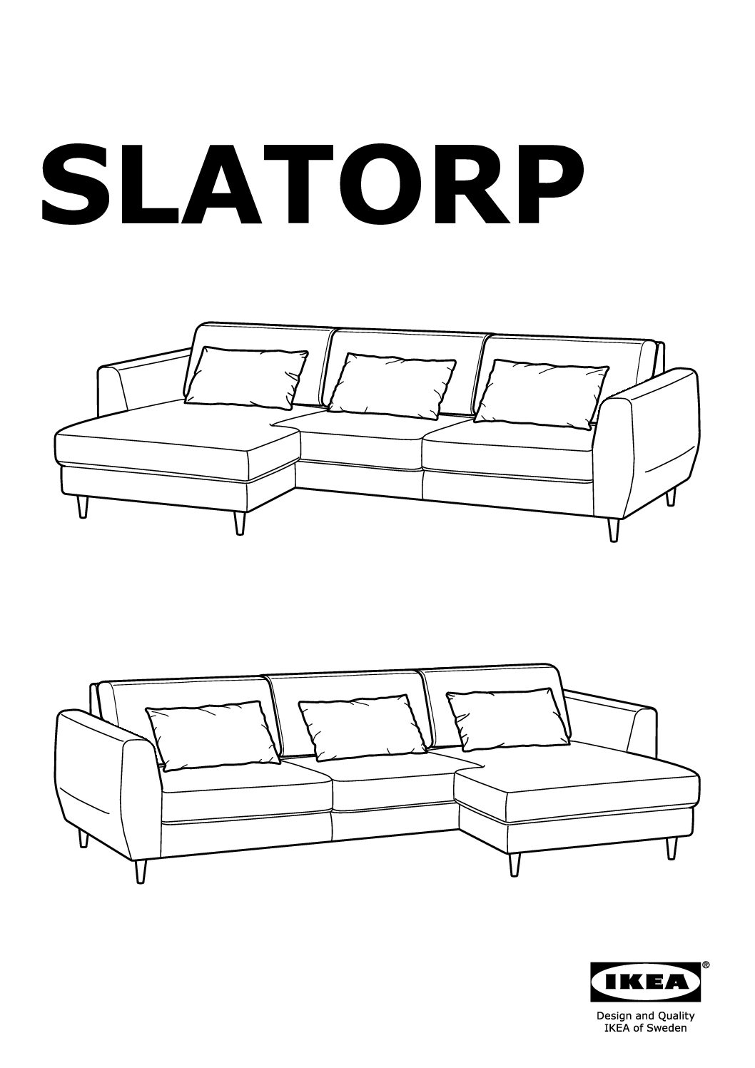 Ikea 105.194.88 Slatorp Bedienungsanleitung