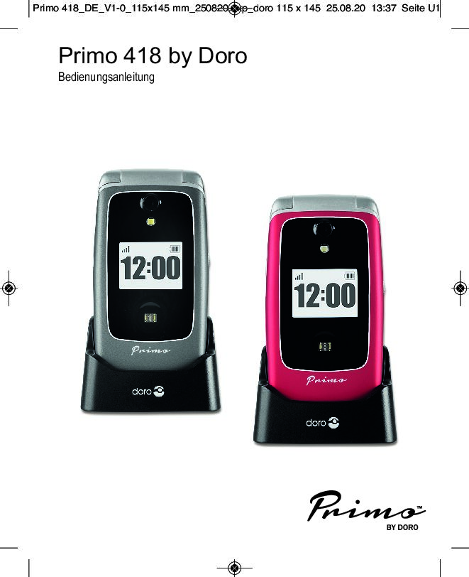 Doro Primo 418 Bedienungsanleitung