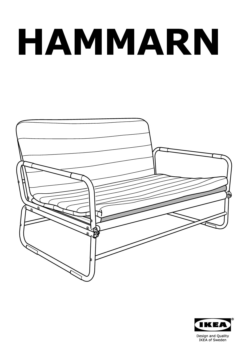 Ikea 903.543.27 Hammarn Bedienungsanleitung