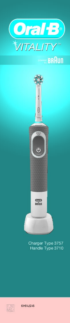 Braun Oral B Vitality 3710 Bedienungsanleitung