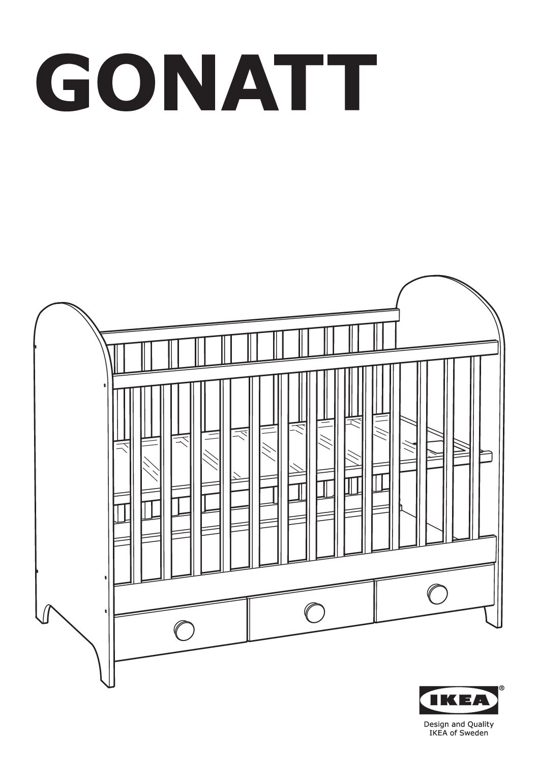 Ikea 502.015.34 Gonatt Bedienungsanleitung