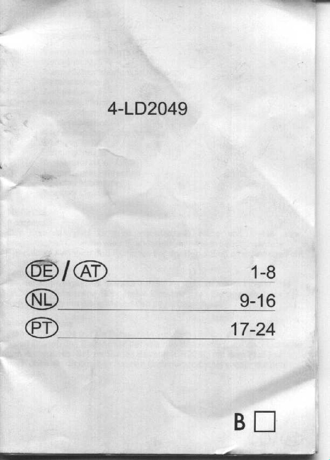Lidl 4-LD2049 Bedienungsanleitung