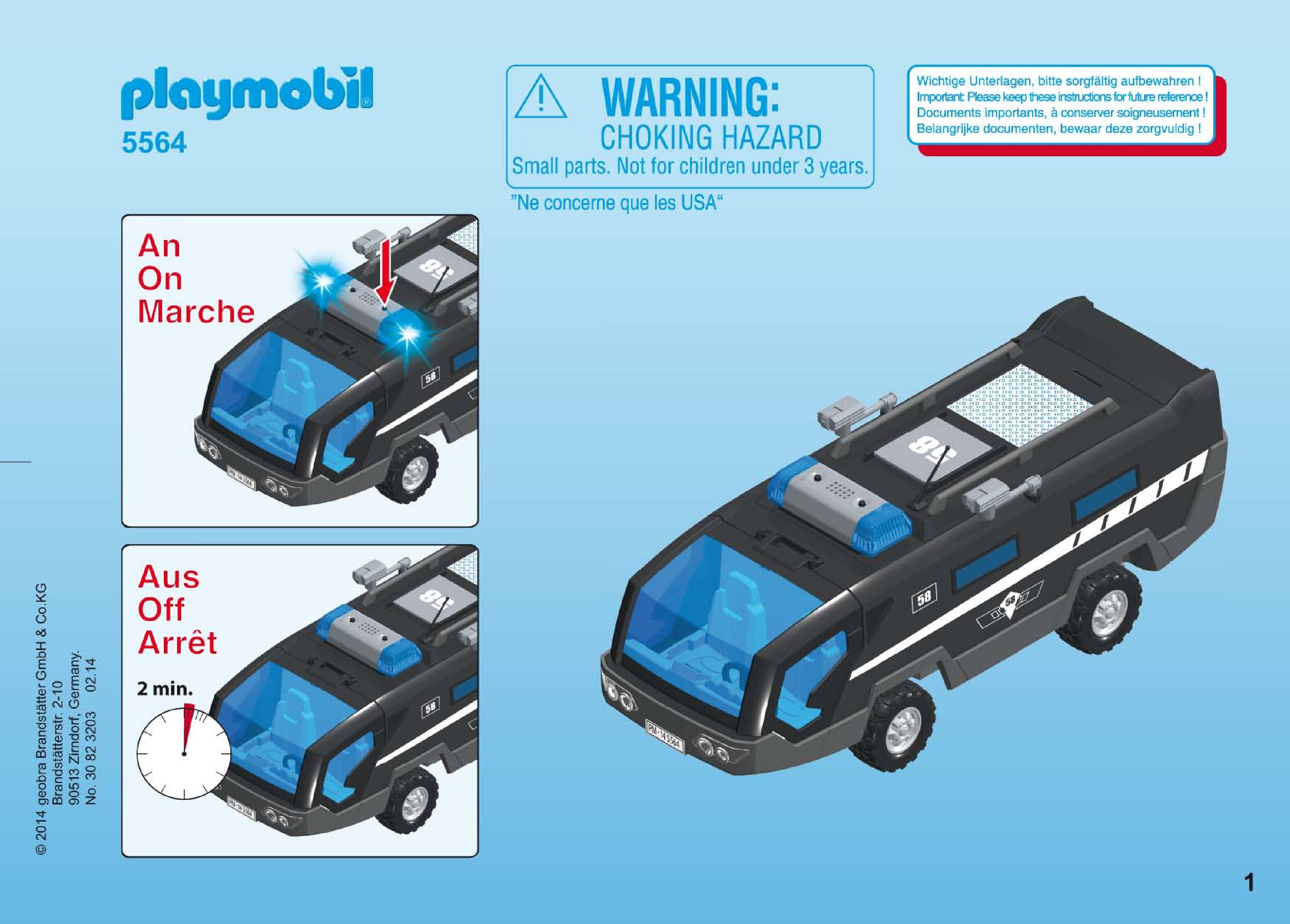 Playmobil 5564 Bedienungsanleitung