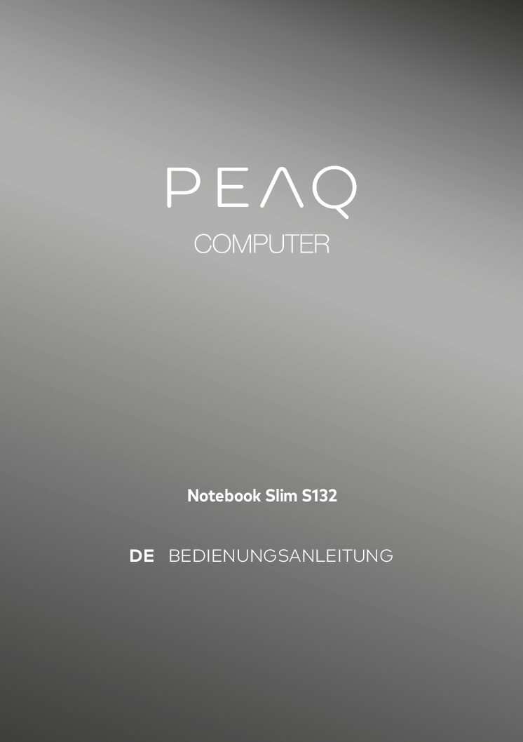 Peaq PNB S132 Bedienungsanleitung