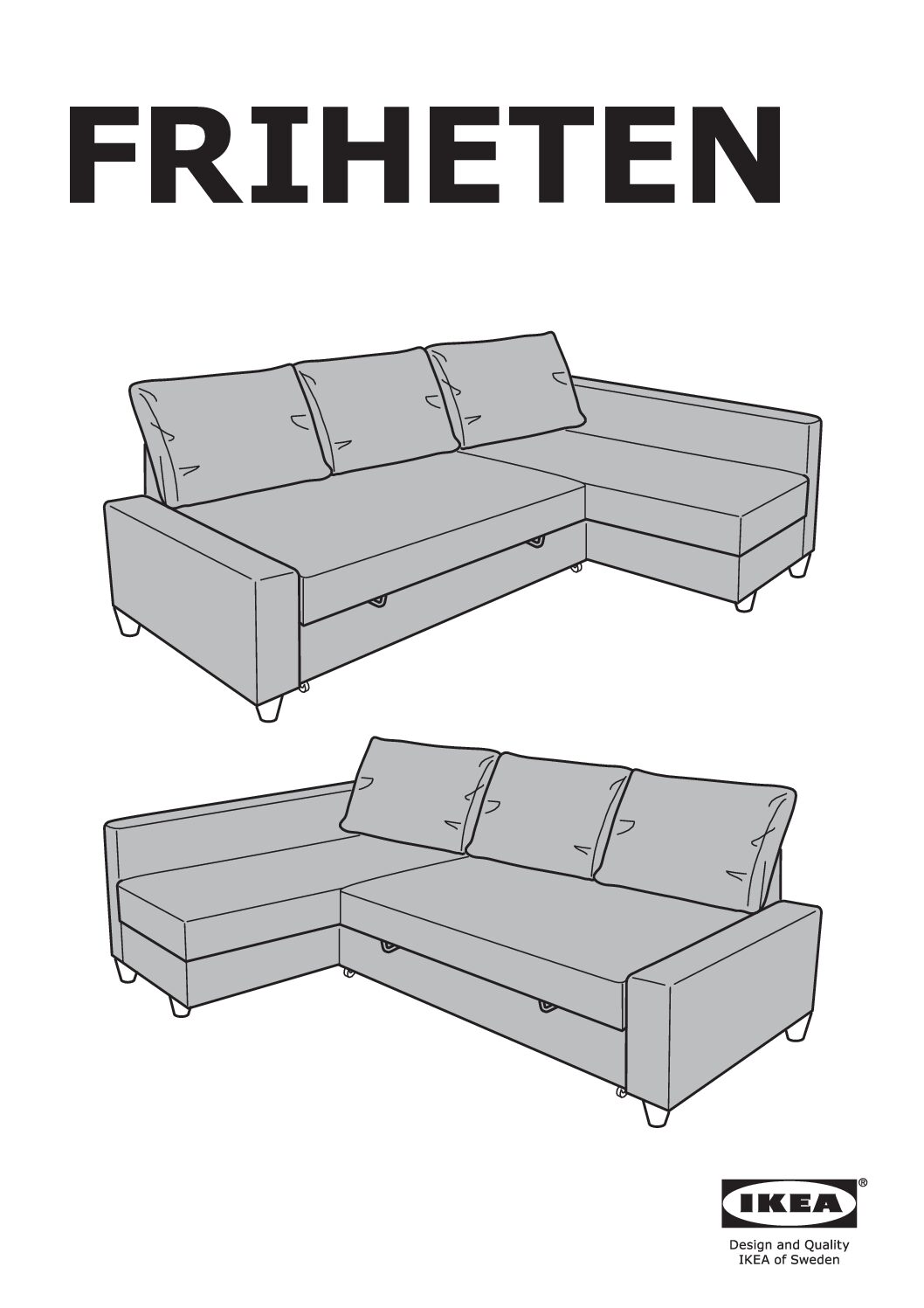 Ikea 593.266.24 Friheten Bedienungsanleitung