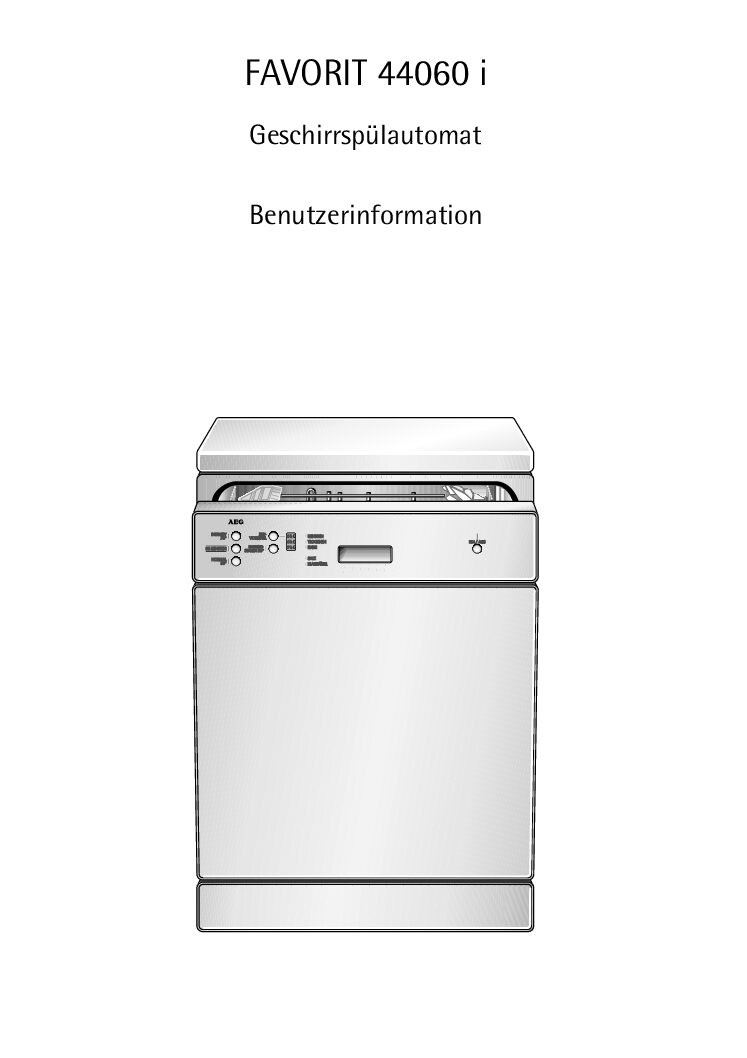 AEG Favorit 44060 i Bedienungsanleitung