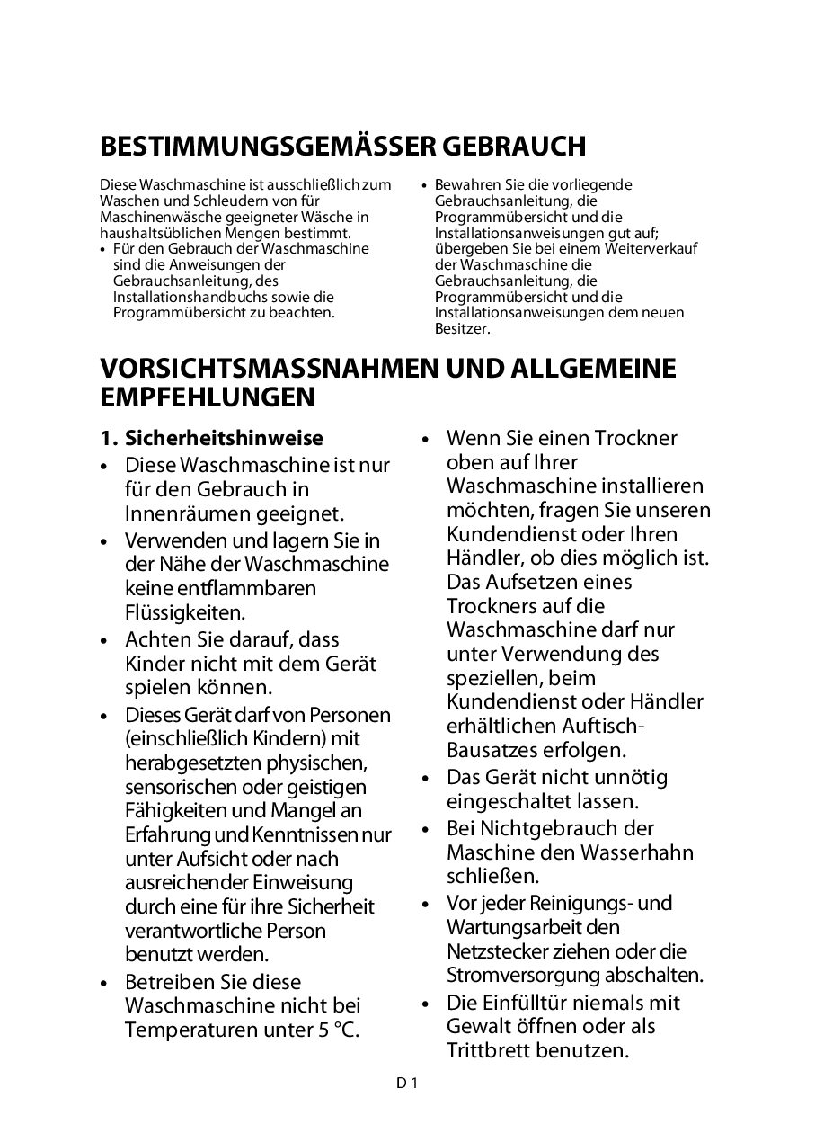 Bauknecht Super Eco 7415 Bedienungsanleitung