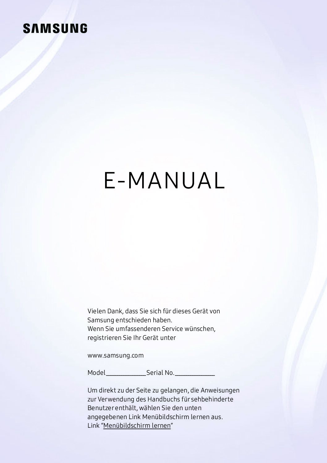 Samsung GQ65Q60 Bedienungsanleitung