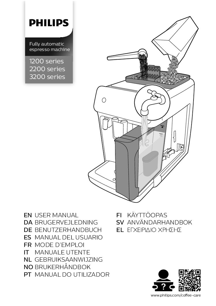 Philips EP3241 Bedienungsanleitung