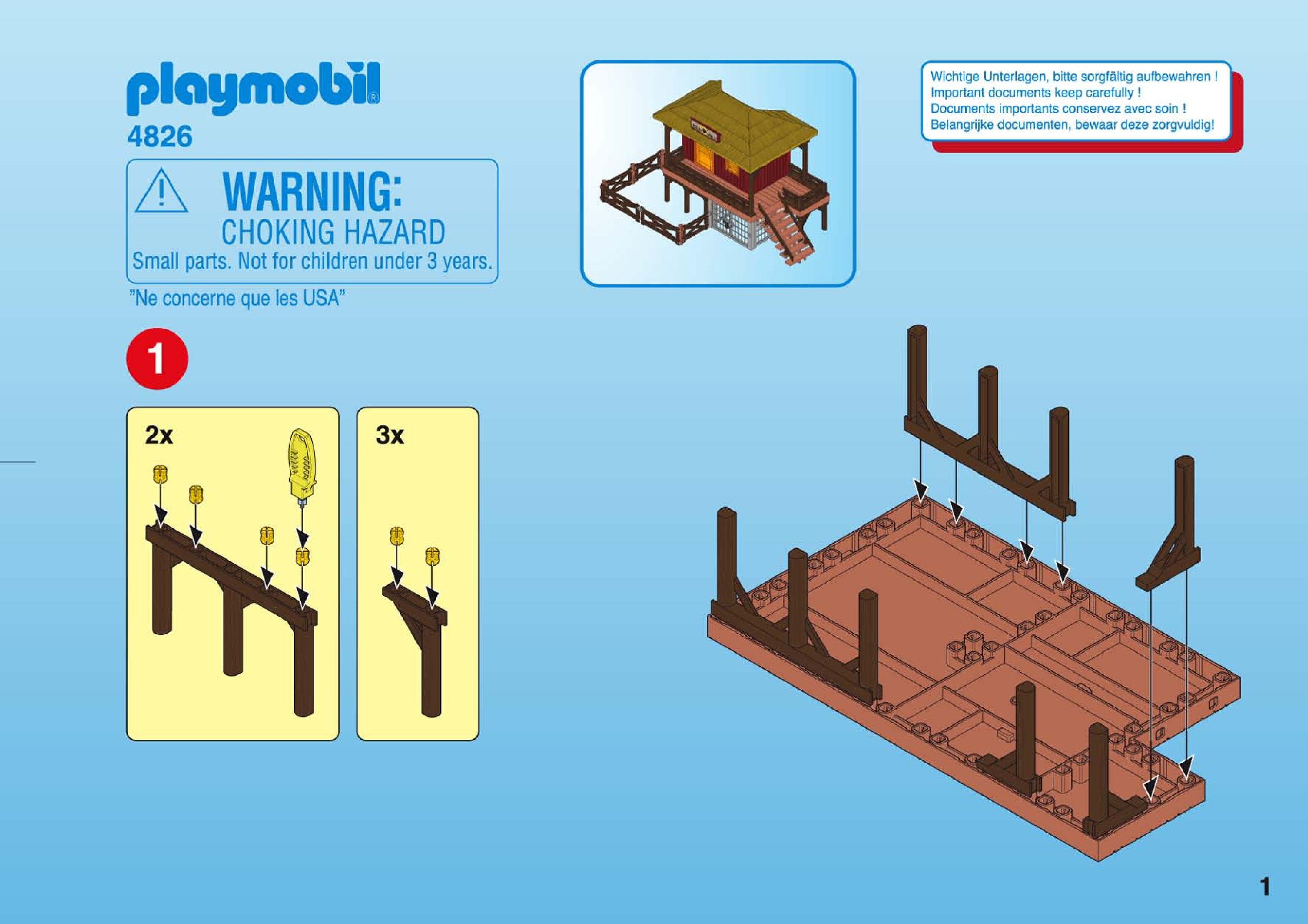 Playmobil 4826 Bedienungsanleitung