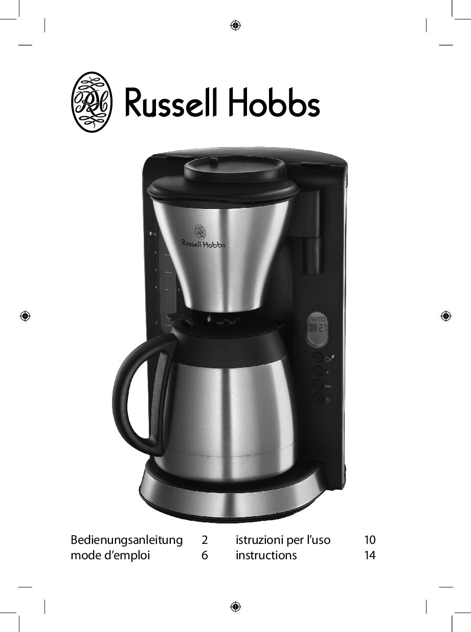 Russell Hobbs 18374-56 Fast Brew Thermo Bedienungsanleitung