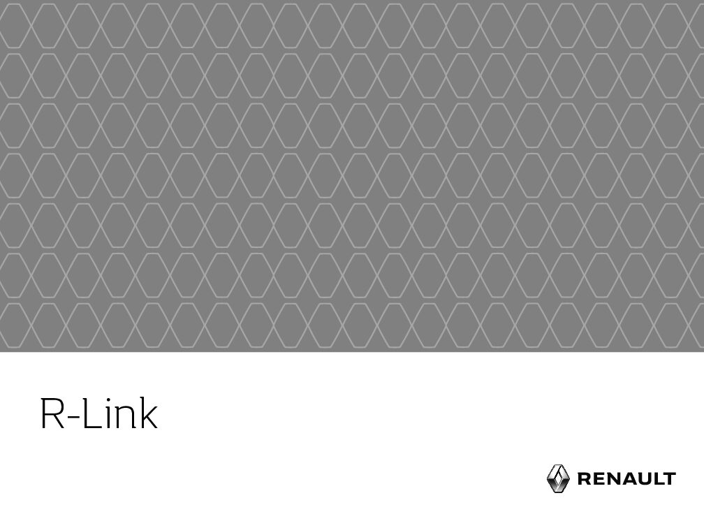 Renault R-Link Bedienungsanleitung
