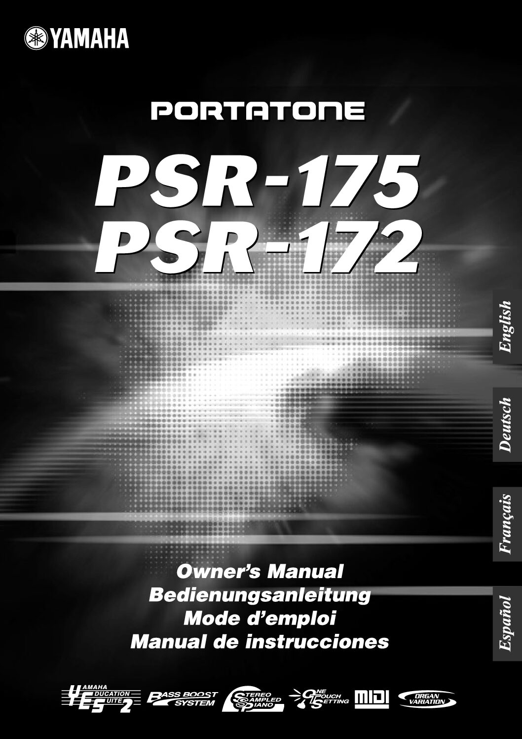 Yamaha PSR-175 Bedienungsanleitung