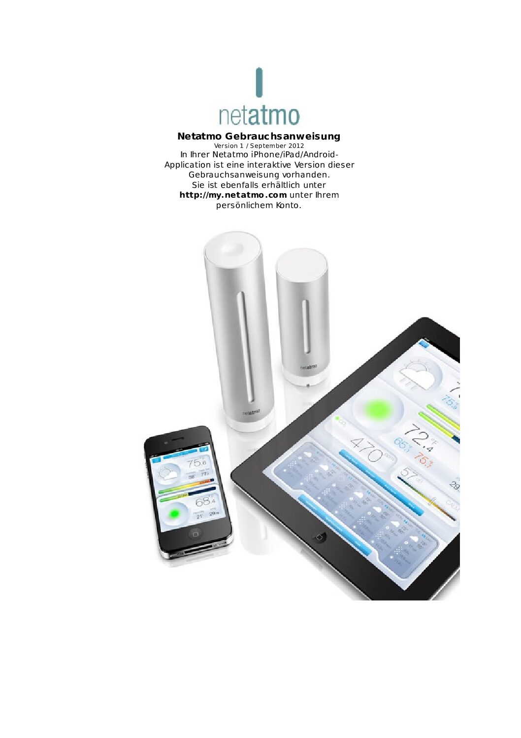 Netatmo NWS01 Bedienungsanleitung