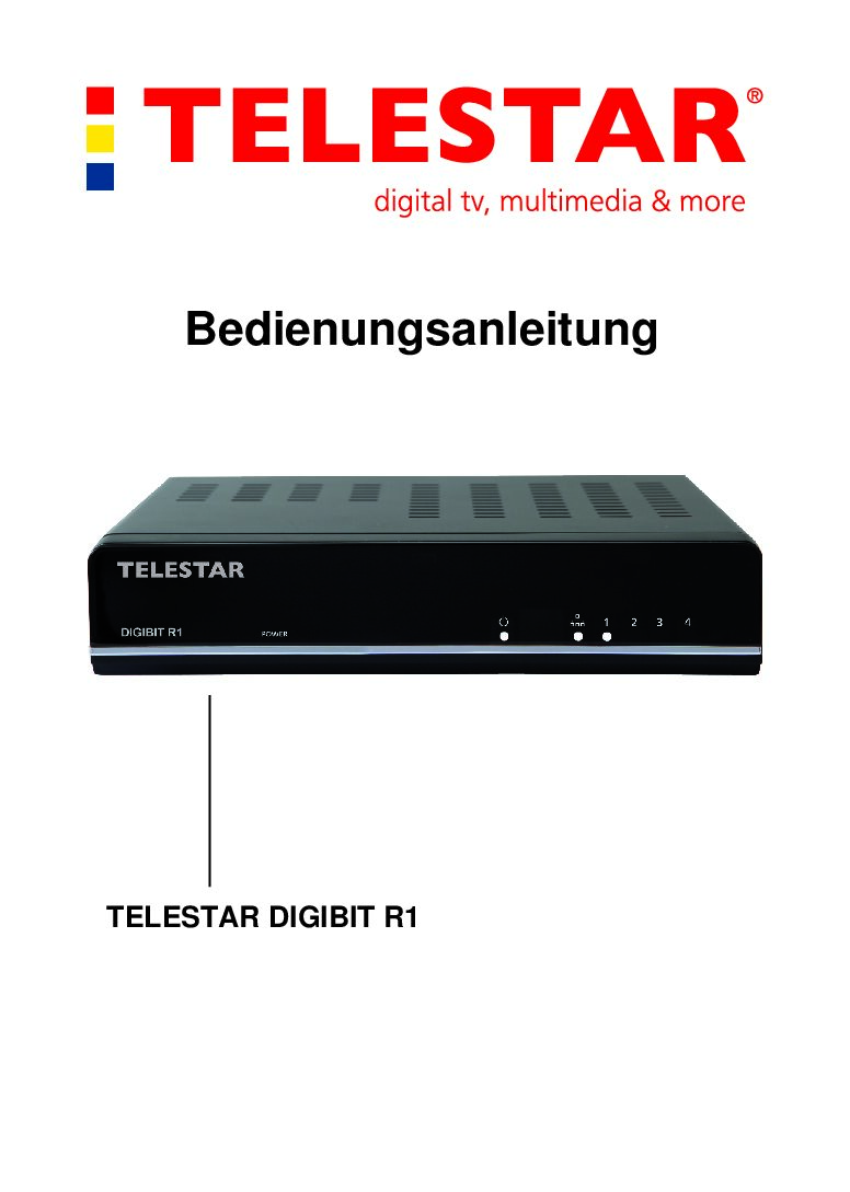 Telestar DIGIBIT R1 Bedienungsanleitung